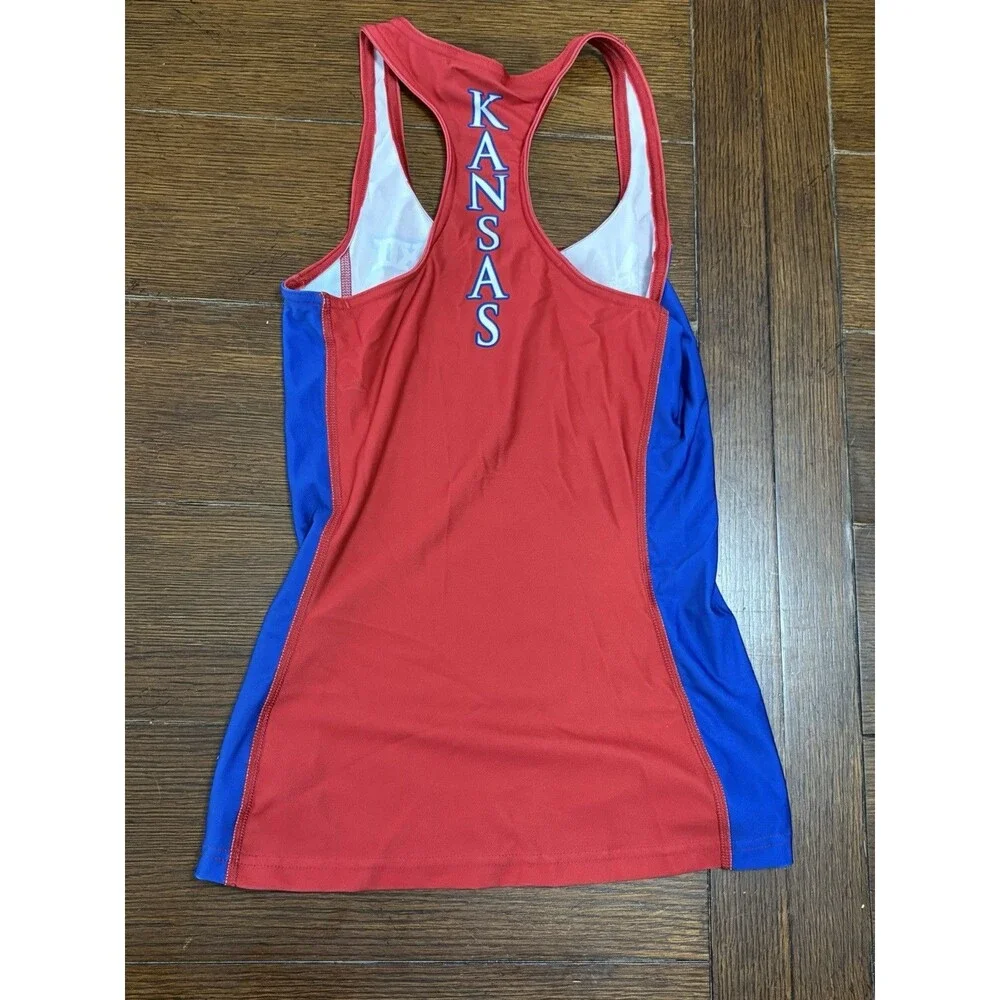Vintage Women’s Kansas Jayhawks adidas Size S Player Issued Track Singlet